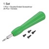 HARFINGTON Ring Doorbell Screwdriver T6 T15 Torx Double-Ended Magnetic Screwdrivers