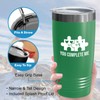 Puzzle Lover Green Edition Viking Tumbler 20oz - You Complete