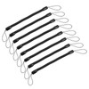 TOP-VIGOR 8Pcs Elastic Tether Lanyard, 6mm Dia x 120mm Retractable