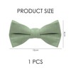 DHSBGWSX 1 Piece Children's Bow Tie, Boys Tie, Plain, Adjustable