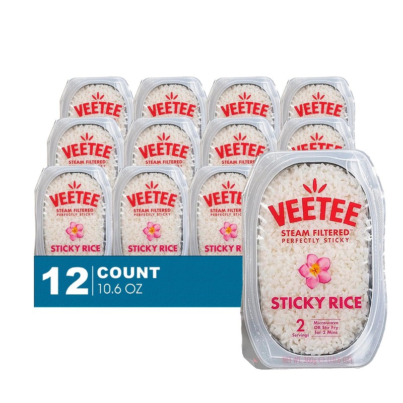 Veetee - Lavinia Essentials Bundle: 12-Pack Sticky Rice Steam Filtered