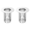 sourcing map 3 Pack Shower Drain Strainer, 2" x 2"
