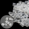 Ink Caps Cups, 100 Pieces Disposable Ink Cap, Plastic Ink