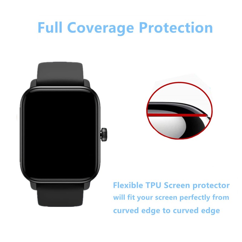 Aemus Screen Protector Compatible for Blackview R50 Pro Smart Watch