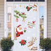 decalmile Christmas Window Wall Sticker Christmas Tree Snowflakes Reindeer Wall