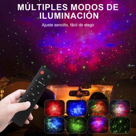 Proyector de Galaxias y Estrellas, Astronaut Light Projector, Astronauta Proyector de Estrellas, Proyector De Galaxias y Estrellas con Mando Distancia y Función de Temporizador, Ángulo Ajustable