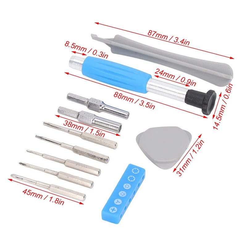 Kit de Herramientas de Reparación de Destornilladores para Switch SNES