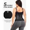 Women's Velcro Waist Trainer Shapewear Belt, Comfortable Breathable Back To