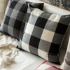 MIULEE Pack of 2 Classic Retro Checkers Plaids Linen Soft