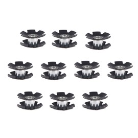 Star Nut for Bicycle Fork Road Bike Orirya Star Fan Nuts Bicycle Supplies Bicycle Repair Supplies Cycling 28.6mm 10pcs Nuts