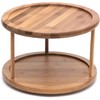 Lipper International 8302 Bamboo Wood 2-Tier 10" Kitchen Turntable