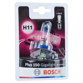 Bosch H11 Plus 150 Gigalight Lamp - 12V 55W PGJ19-2 - Pack of 1