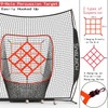 SIYALAICH 7 x 7 ft Baseball & Softball Hitting Net,Pitching