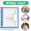 Pack of 12 A4 Document Folders, Document Wallets, Waterproof with