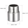 Shower Head Extension Arm, 1.2-Inch 1/2PT Male to 1/2PT Female
