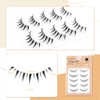 LASHIDOL False Eyelashes Natural Eyelashes False Eyelashes Outer Corner False