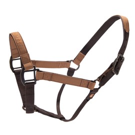 Carhartt Nylon Duck Horse Halter, Comfortable, Durable & Adjustable Rolled-Throat Horse Halter, Small