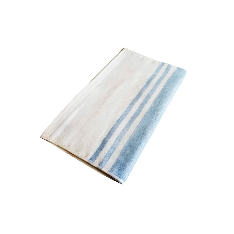 IPPINKA Senshu Japanese Towel, Ultra Soft, Quick-Drying, Two-Tone End Stripes,