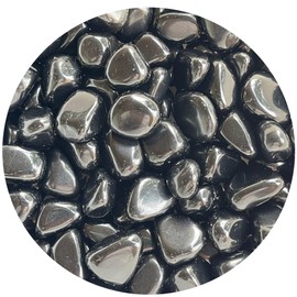 GAF TREASURES Wholesale Black Obsidian Tumbled Stones, Polished Black Obsidian Stone, Black Obsidian Healing Crystals (Black Obsidian, 10 Pound)