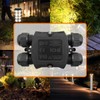 Waterproof IP68 Electrical 4 Way Junction Box Cable Wire Connection