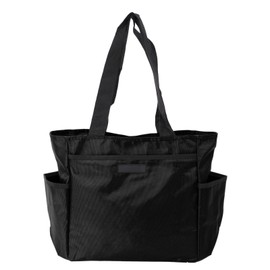 Garden Tool Carrying Bag Portable Oxford Cloth Multifunctional Tool Storage Bag for Home Black