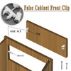 fallingstar False Cabinet Clips Tip-Out Sink Cabinet Clips - Universal