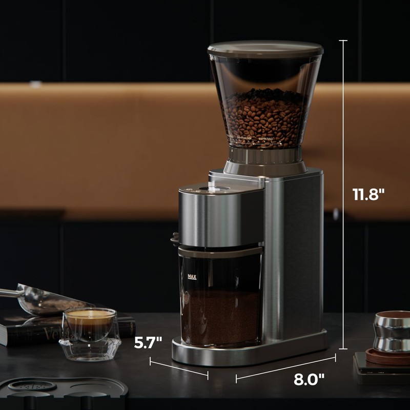 Electric Burr Coffee Been Grinder with Adjustable 24 Precise Grind