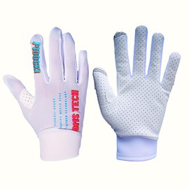 PIGOSKI GMS Light Weight Water Ski Gloves UV Protection Fishing Gloves for Men and Women Breathable Full Finger Neoprene Gloves with Anti-Slip Grip for Water Sports