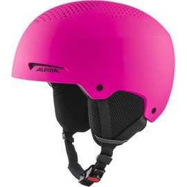 ALPINA ZUPO Unisex Children's Ski Helmet, Matte Pink, 48-52 cm