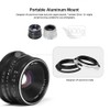 25mm F1.8 Manual Focus Lens for Fuji FX Mount Black