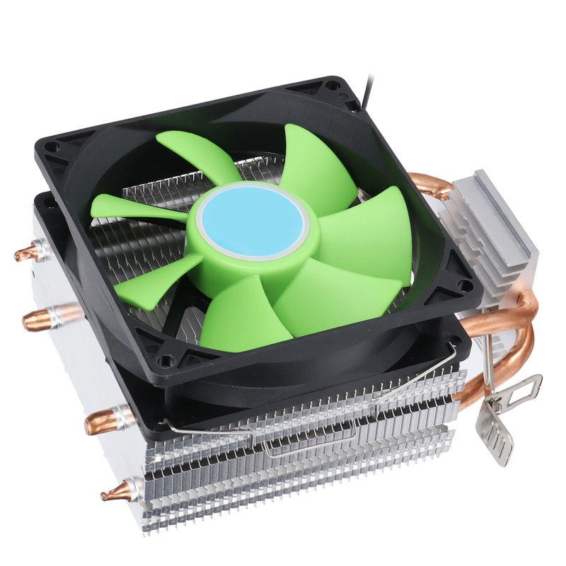 CPU Cooling Fan Pure Copper Double Heat Pipe Mute Universal