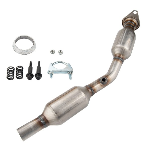 Cardelo Catalytic Converter, Exhaust Manifold w/Catalytic Converter Gaskets & Hardware