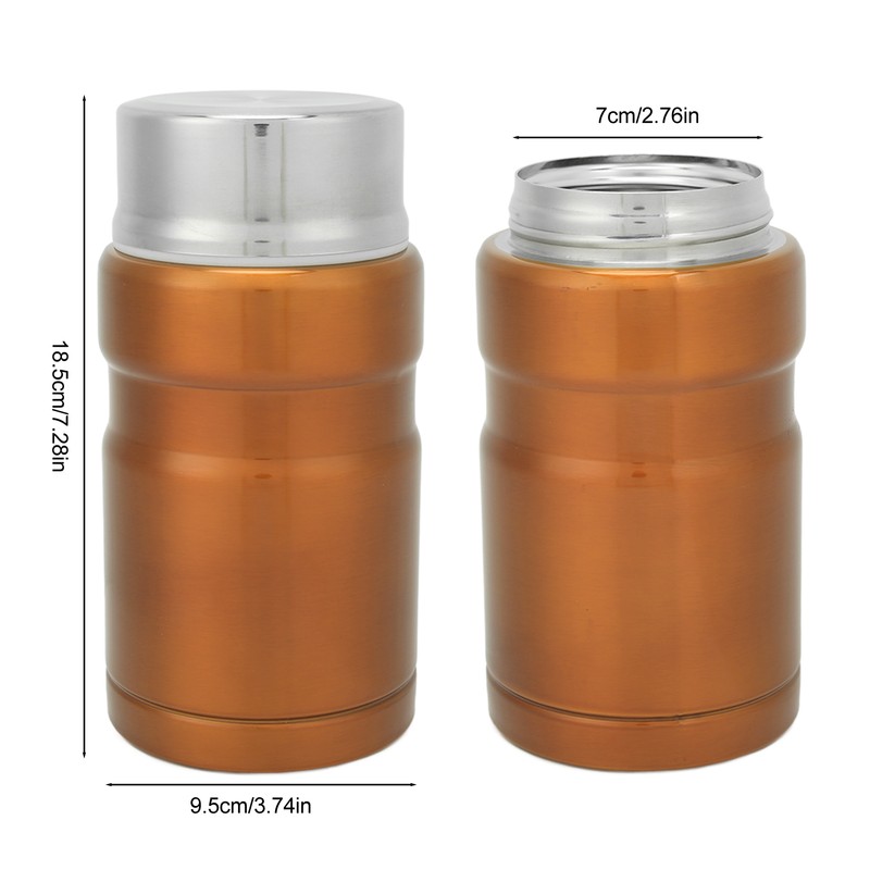 26oz 750ml Insulated Food Container Stainless Steel Thermal Lunch Snack