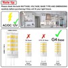 TAIYALOO G4 LED Bulb 5W 4000K Natural White 12V AC/DC