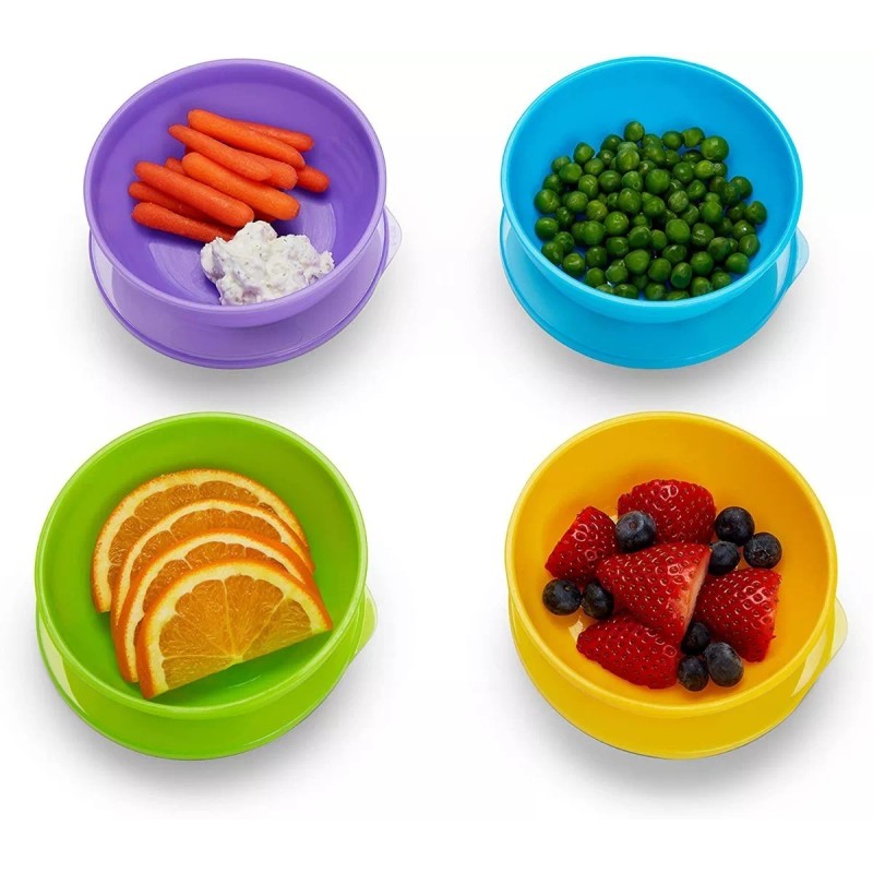 Munchkin Set 4 Platos Bowls Munchkin Cucharas Papillas Alimentos Bebe
