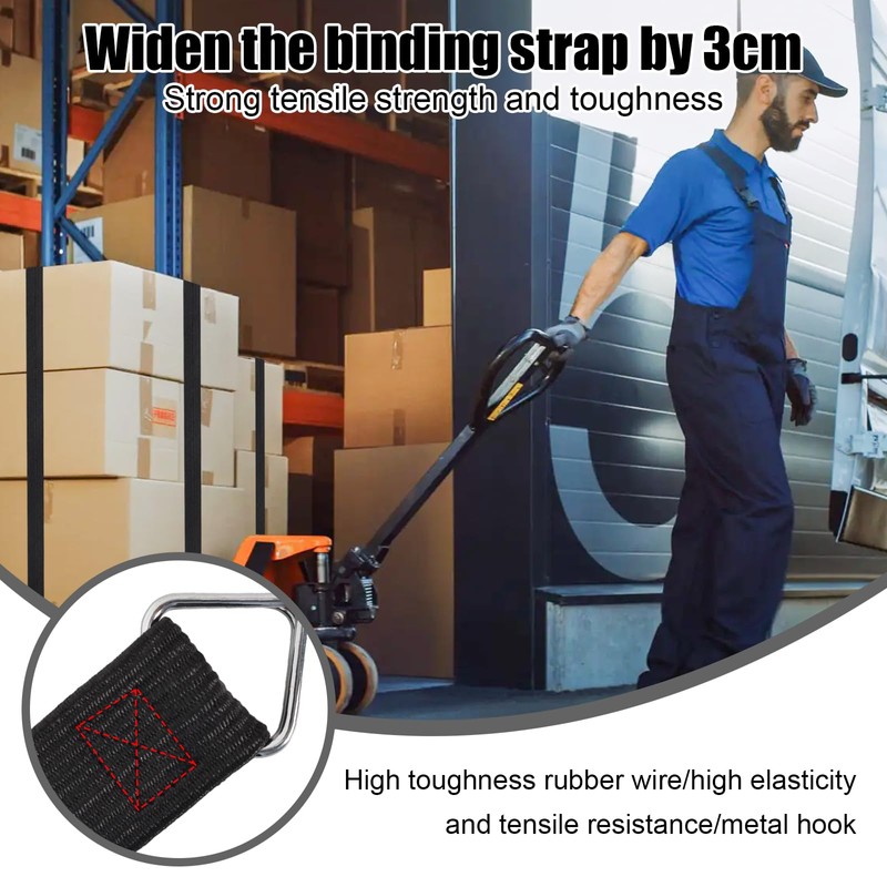 Vesaneae 2 PCS Adjustable Bungee Cords with Hooks, Heavy Duty