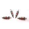 4 x Valve Cores Red Silver Valve Insert + Valve