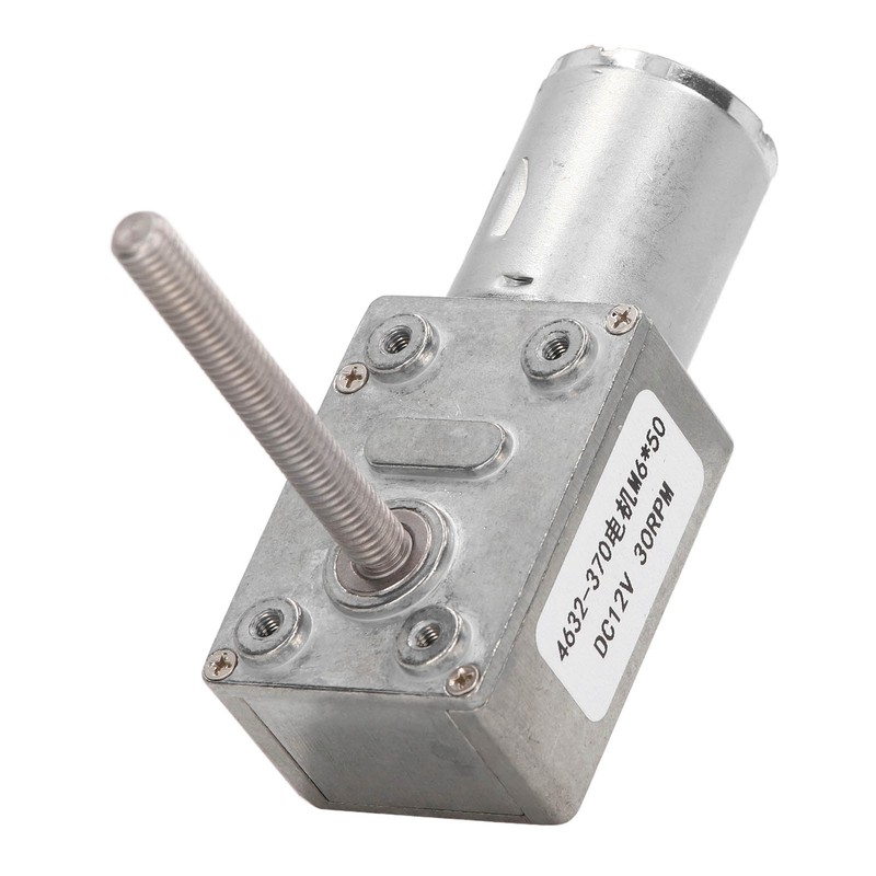 30RPM DC Geared Motor Self Locking Ability Great Adaptation Worm