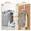 ZMBESUP Over The Door Hanger Folding Clothes Drying Rack, Folding