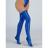 FEOYA Shiny Thigh High Stockings for Women Oil Glossy Stockings