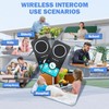 UHAXZ Intercoms Wireless for Home, Full Duplex Long Range Wireless