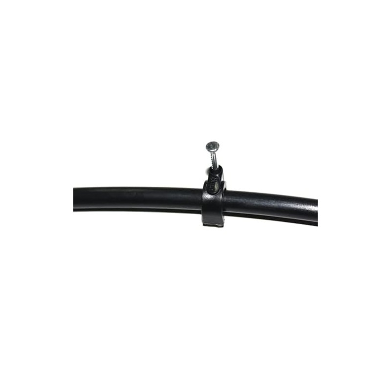 FSSTUD 100 Pcs 8mm Drip Irrigation Hose Clips Tubing Mounting