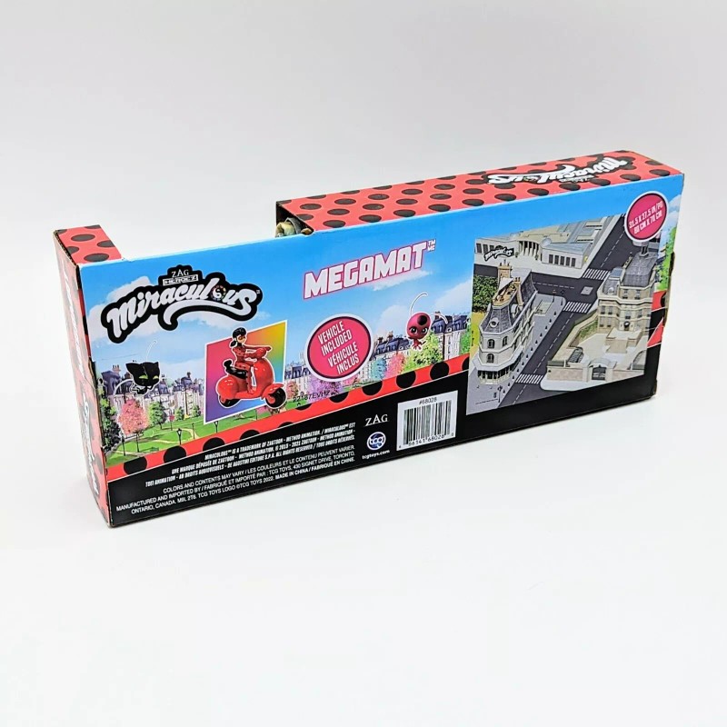 Megamat Miraculous Ladybug Marinette Scooter Megamat Play Mat Superhero Toy