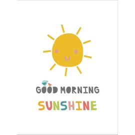 ART.COM Stretched Canvas Print Good Morning Sunshine by Kindred Sol Collective, 12" x 16"