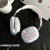 GULVQYF Earphone Cover for Airpods Max, Beautiful Transparent Shockproof Drop