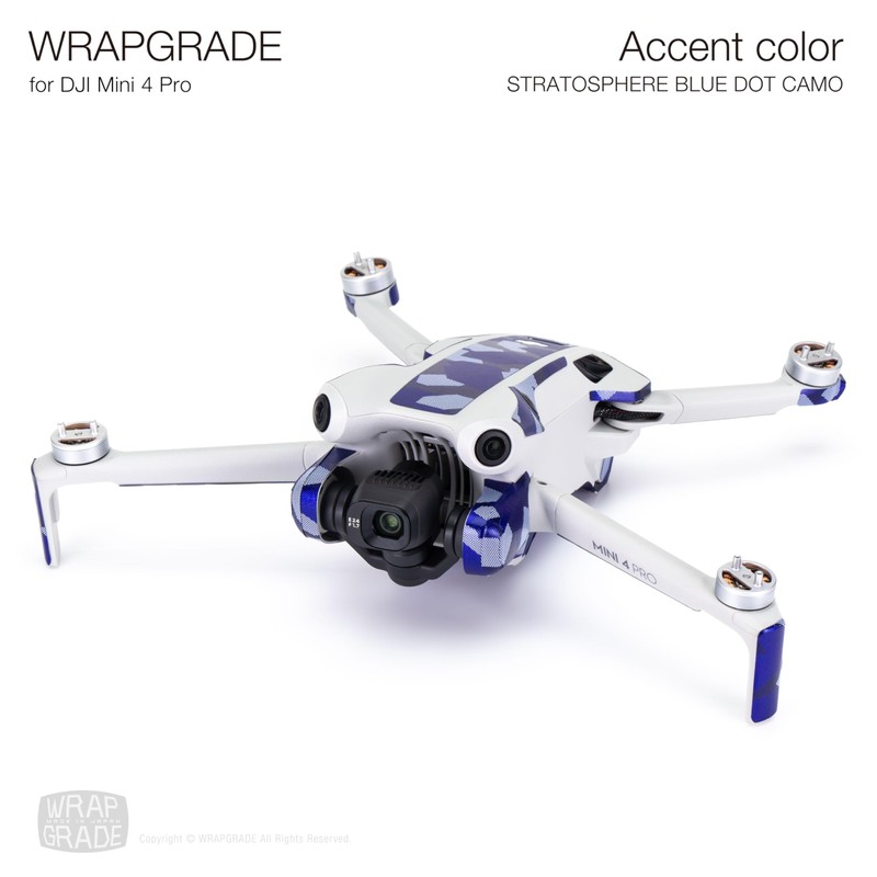 WRAPGRADE Skin Stickers Compatible with DJI Mini 4 Pro |