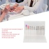 20 Holes 14pcs Nail Grinding Head Holder Manicure Pedicure Bits