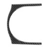 Central Armrest Cup Holder Trim Strip Carbon Fiber Interior Decoration