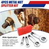 NYXOVA 4PCS Metal Nut Splitter Kit, Heavy Duty Nut Splitter