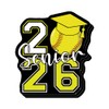 (3 PCS) Senior 2026 Softball Stickers, Graduation Cap Class of